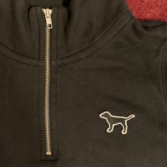 Victoria Secret PINK 1/4 zip crewneck sweatshirt size XS - Picture 3 of 5